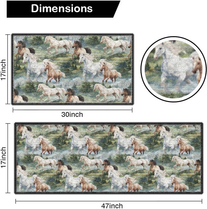 Kitchen Rugs Majestic Mane